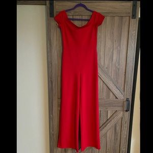 Lulu’s Red Jumpsuit